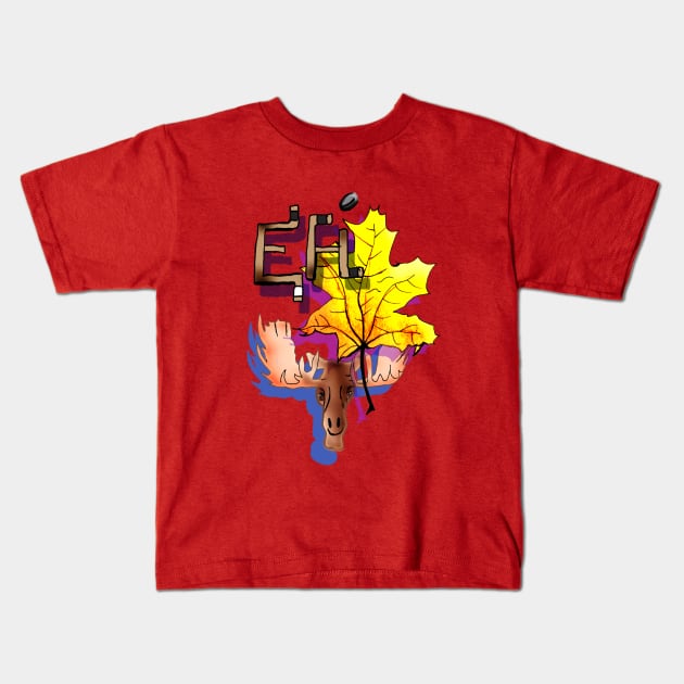 Canada EH Kids T-Shirt by IanWylie87